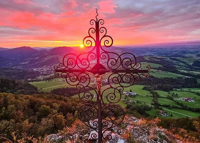 Loftartige In Mit Schwimmteich Appartement Scheibbs